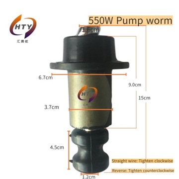 Zatapialna pompa ściekowa ze śrubą spiralną Częśc