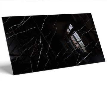 PŁYTKA GRES IMPERIAL BLACK CARRARA POLER 59x119cm