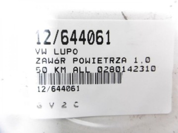 LUPO VENTIL VZDUCHU 0280142310 1,0MPI 535133459