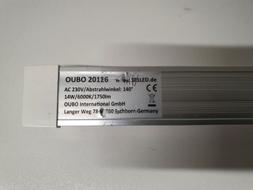 НАКЛАДНАЯ ЛАМПА OUBO 20126 14Вт 6000К 1750ЛМ 91СМ ##