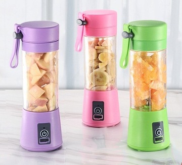 ПОРТАТИВНЫЙ БЛЕНДЕР-ШЕЙКЕР ТУРИСТИЧЕСКИЙ МИКСЕР USB 380мл БЕСПРОВОДНОЙ