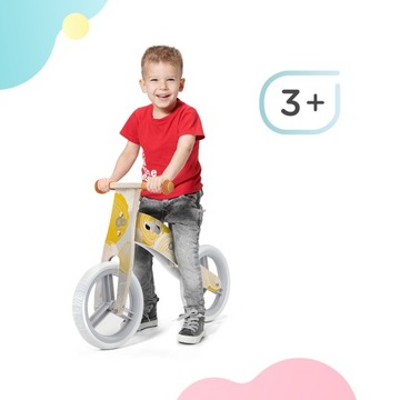 Деревянный беговел с регулируемым освещением RUNNER Kinderkraft