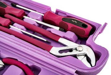 НАБОР ИНСТРУМЕНТОВ РОЗОВЫЙ ДЛЯ ЖЕНЩИН, 135 ПРЕДМЕТОВ