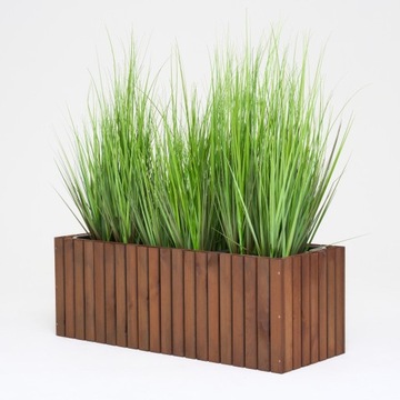 Большая садовая горшка прямоугольная пластиковая вставка 3x18l терраса садовый балкон