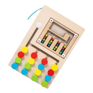 Слайд-головоломка «Сопоставление цветов» для развития мелкой моторики, головоломки «5 цветов»