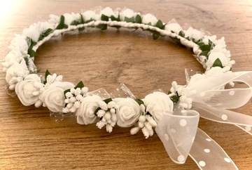 Венок причастия, венок причастия, белые точки