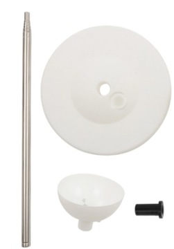 МЕТАЛЛИЧЕСКАЯ ПОДСТАВКА ДЛЯ ШАРОВ, БЕЛАЯ 200 СМ, ТЕЛЕСКОПИЧЕСКАЯ