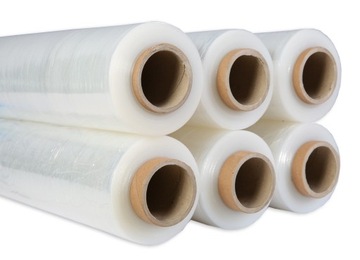 FOLIA STRETCH 23 my 3 kg TRANSPARENT MOCNA