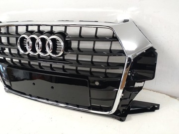 GRILL Atrapa chłodnicy krata zderzaka AUDI Q3 8U0853651P lift 15- czarny