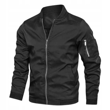 Kurtka męska bomber bez kaptura Zbhgh8787 rozmiar 5XL