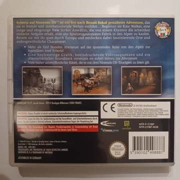 Syberia, Nintendo DS
