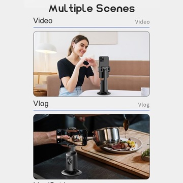 Умный настольный стабилизатор с автоматическим отслеживанием лица на 360°