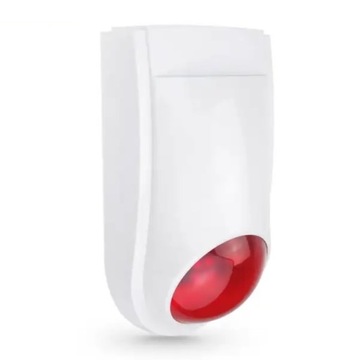 BEZPRZEWODOWA SYRENA ZEWNĘTRZNA ALARMOWA 120DB 433MHZ