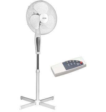 Wentylator stojący z pilotem wiatrak MPM BWP-02/C biały