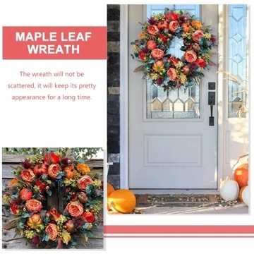 Декоративная входная дверь венок из ротанга