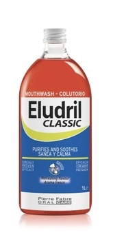 ELUDRIL CLASSIC 1 LITR PŁYN DO PŁUKANIA + POMPKA GRATIS