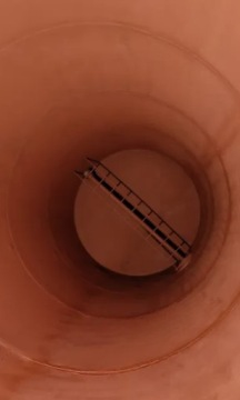 Стальной противопожарный резервуар 50м3 подземный 50000л