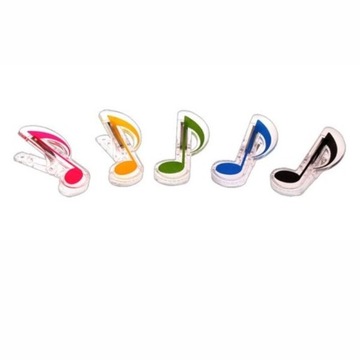 Kera-Audio CLIP ПРИМЕЧАНИЕ зеленая Музыкальная скрепка