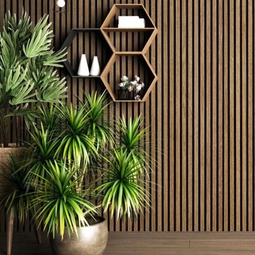 TAPETA WZÓR PANELE ŚCIENNE DREWNIANE LAMELE 3D 10m