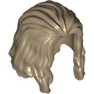 Lego Nowe Włosy Dark Tan długie męskie Thor 34316