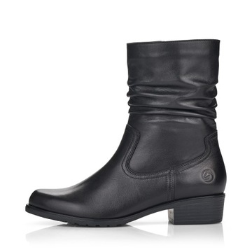 RIEKER - REMONTE buty, botki damskie czarne D6886