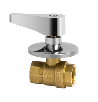 Zawór kulowy Diamond 3/4'' podtynkowy