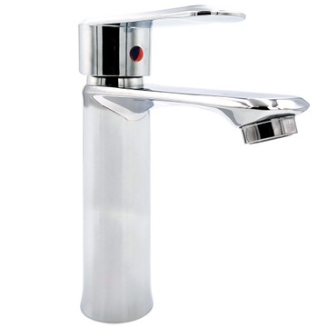 Смеситель для раковины в ванной, смеситель для умывальника, хром, фиксированный излив