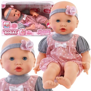 LALKA NATALIA INTERAKTYWNA BOBAS MIMICZNY 41cm