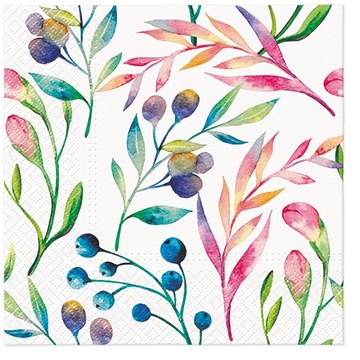 PAW Serwetki dekoracyjne Multicolored Flowers