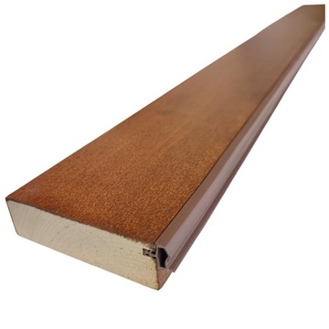 ДЕРЕВЯННЫЙ ПОРОГ ЛАКИРОВАННЫЙ С УПЛОТНЕНИЕМ ДВЕРНОЙ ПОРОГ 90x8,5x2,5 см