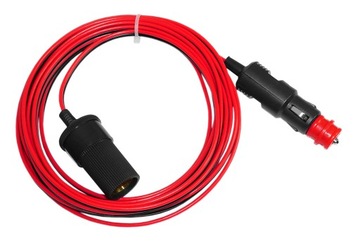 MARKOWY PRZEDŁUŻACZ GNIAZDA ZAPALNICZKI KABEL 1m