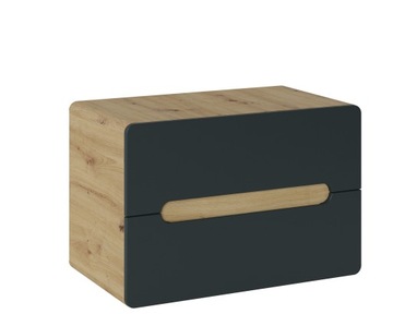 Wisząca Szafka Łazienkowa Pod Umywalkę 80 cm DĄB