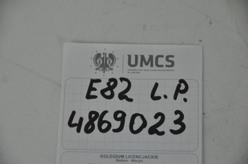 BMW E82 E88 ZVEDÁK OKNO LEVÝ PŘEDNÍ 4869023