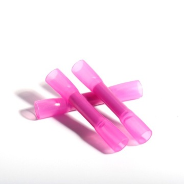 ТРУБКИ ТЕРМОУСТАНОВОЧНЫЕ КРЫШКИ С ЖЕСТЬЮ КРАСНЫЕ x 100