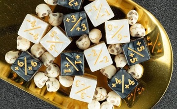 24 sztuki kostek, liczników, znaków, tokenów, kostek, lojalności, kostki,