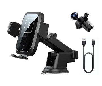 UCHWYT NA TELEFON ŁADOWARKA INDUKCYJNA 15W QC3.0