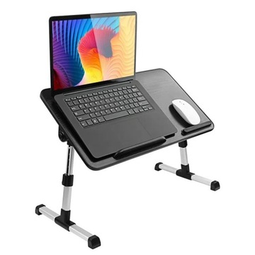 Stolik pod laptopa składany do łóżka stół podkładka chłodząca wentylator
