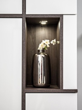 Мебель для гостиной CROSS перла вяз/белый