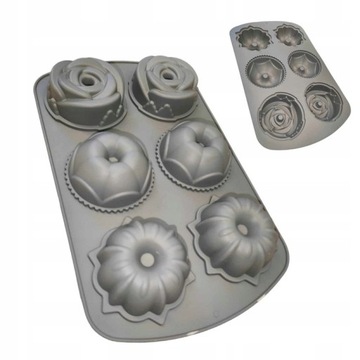 SILIKONOWA FORMA DO MUFFINEK BABECZEK GALARETKI BL86