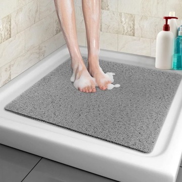 Mata loofah antypoślizgowa pod prysznic łazienkowa 80x80cm