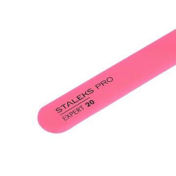 Staleks EXPERT 20 - SPBE Pilnik plastikowy, prosty (nośnik, pap/mAm)