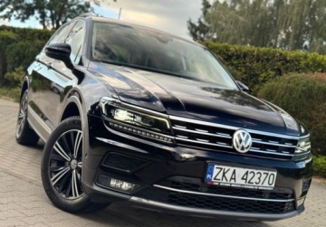 Volkswagen Tiguan II SUV 2.0 TDI 190KM 2018 Volkswagen Tiguan 4x4 2,0 190ps Kamera FullLed Blis Pano Skora Alu19 Max o