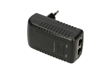 Блок питания PoE 24В 0,5А 12Вт Extralink POE-24-12W вилка для электрической розетки