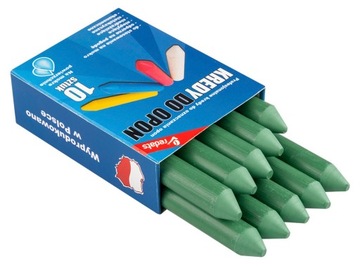 Kreda zielona niezmywalna do opon 10 sztuk REDATS