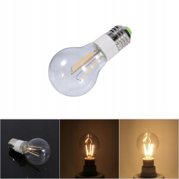 Светодиодная лампа E27 12В Теплый белый 3Вт, LED, E27