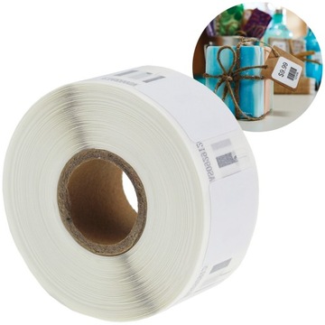 Etykiety kwadratowe S0929120 do Dymo 25x25mm 750sz