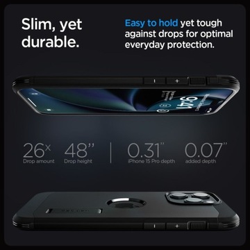 ПРОЧНЫЙ ЗАЩИТНЫЙ ЧЕХОЛ SPIGEN TOUGH ARMOR MAGSAFE ДЛЯ IPHONE 15 Pro Max
