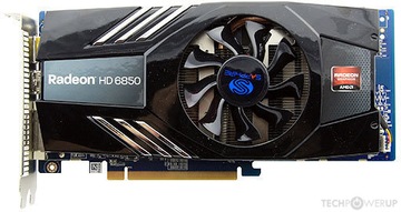 Karta graficzna PCI-E Sapphire Ati Radeon HD6850 1Gb ddr5 2xDVI/HDMI/Displa