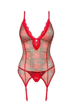 Корсет и стринги Obsessive Jollymore XL/2XL
