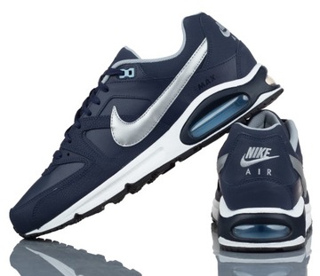 BUTY MESKIE NIKE AIR MAX COMMAND LEATHE SKÓRA 749760 GRANATOWE r. 41